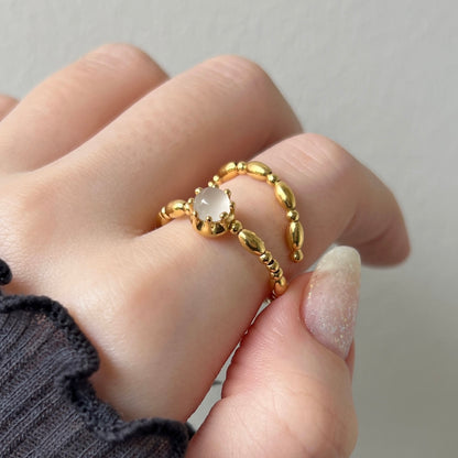 [ royal blue moon stone ] sirius gold