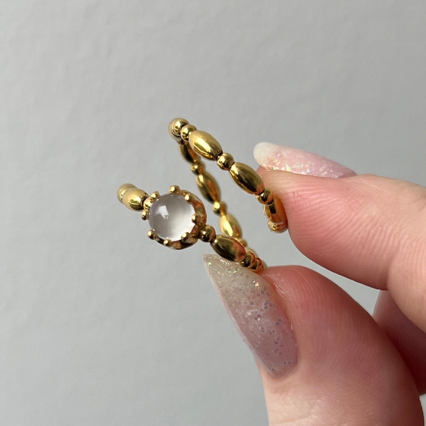 [ royal blue moon stone ] sirius gold