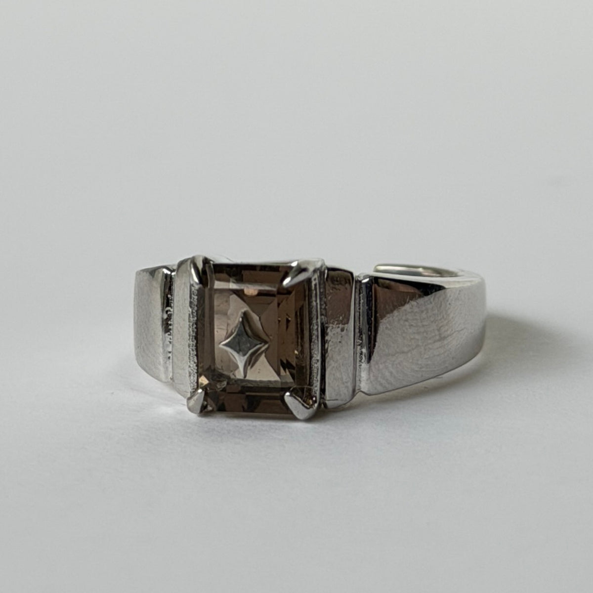 [ smoky quartz ] telescope silver