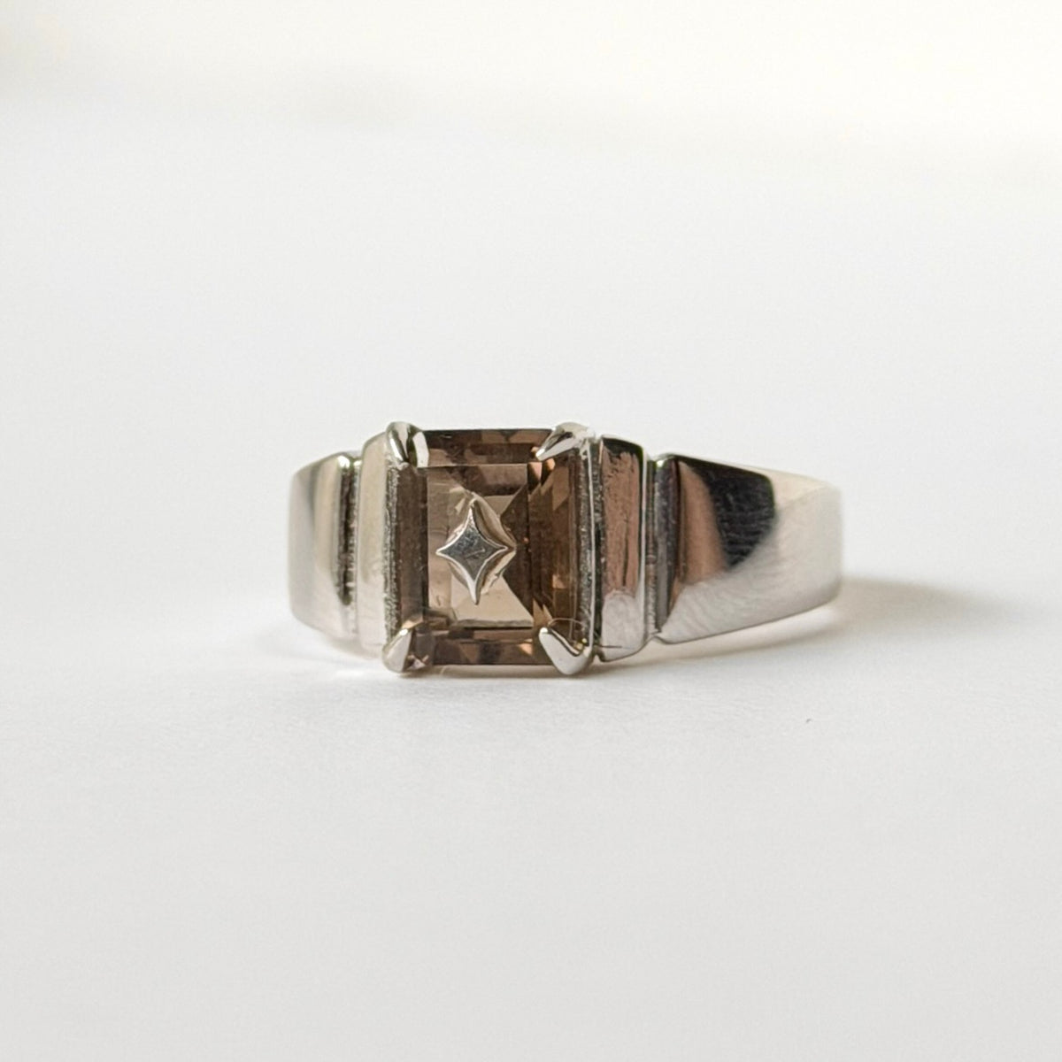 [ smoky quartz ] telescope silver