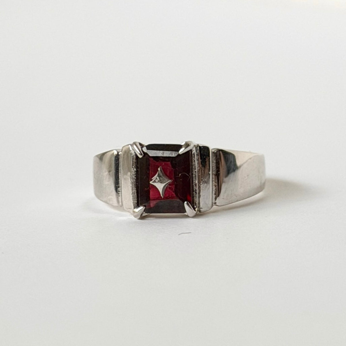[ mozambique garnet ] telescope silver