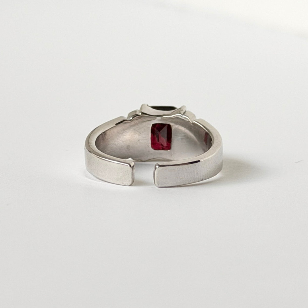 [ mozambique garnet ] telescope silver