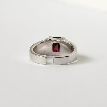 [ mozambique garnet ] telescope silver