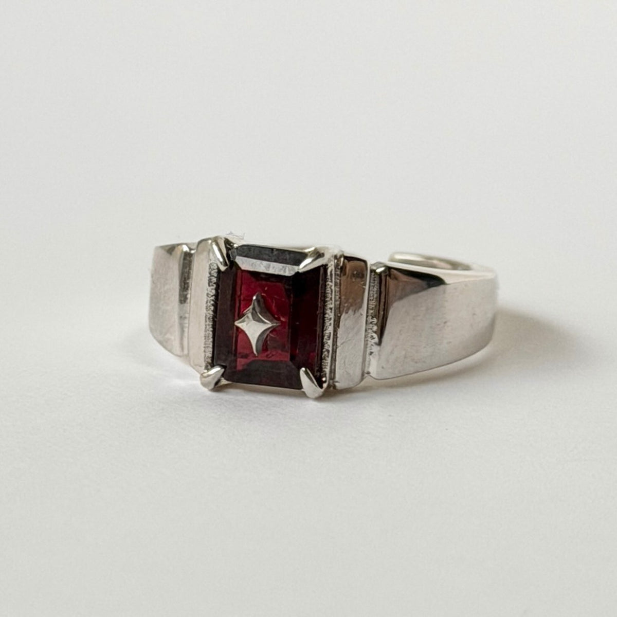 [ mozambique garnet ] telescope silver