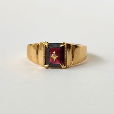 [ mozambique garnet ] telescope gold