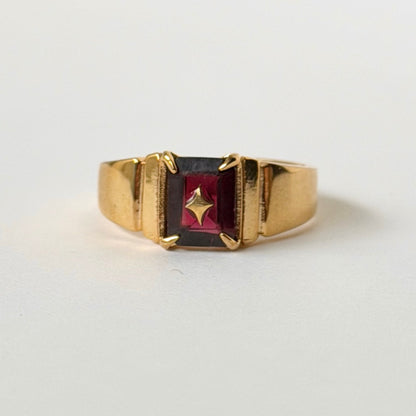 [ mozambique garnet ] telescope gold