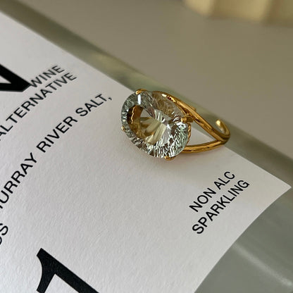 [ green quartz ] reine gold