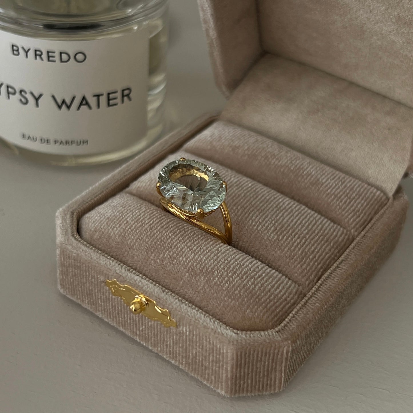 [ green quartz ] reine gold
