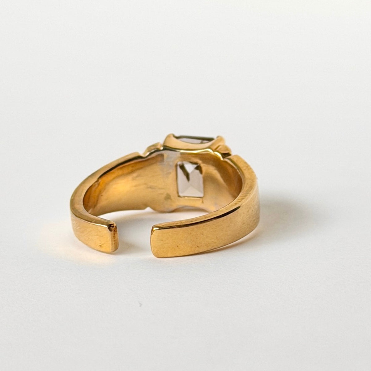 [ smoky quartz ] telescope gold