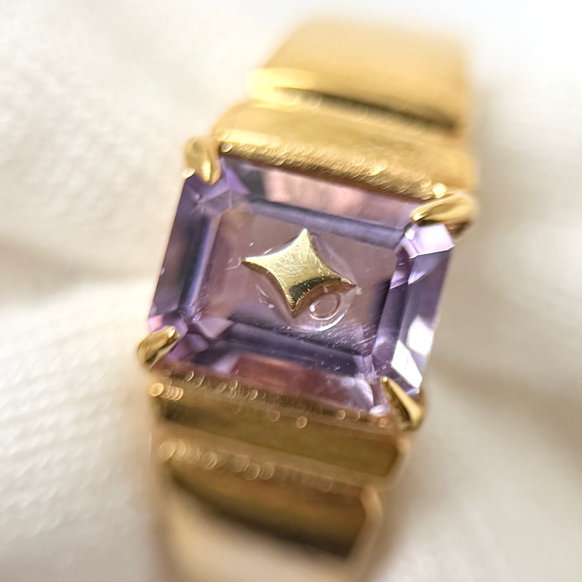 [ amethyst ] telescope gold