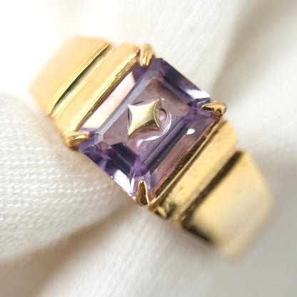 [ amethyst ] telescope gold
