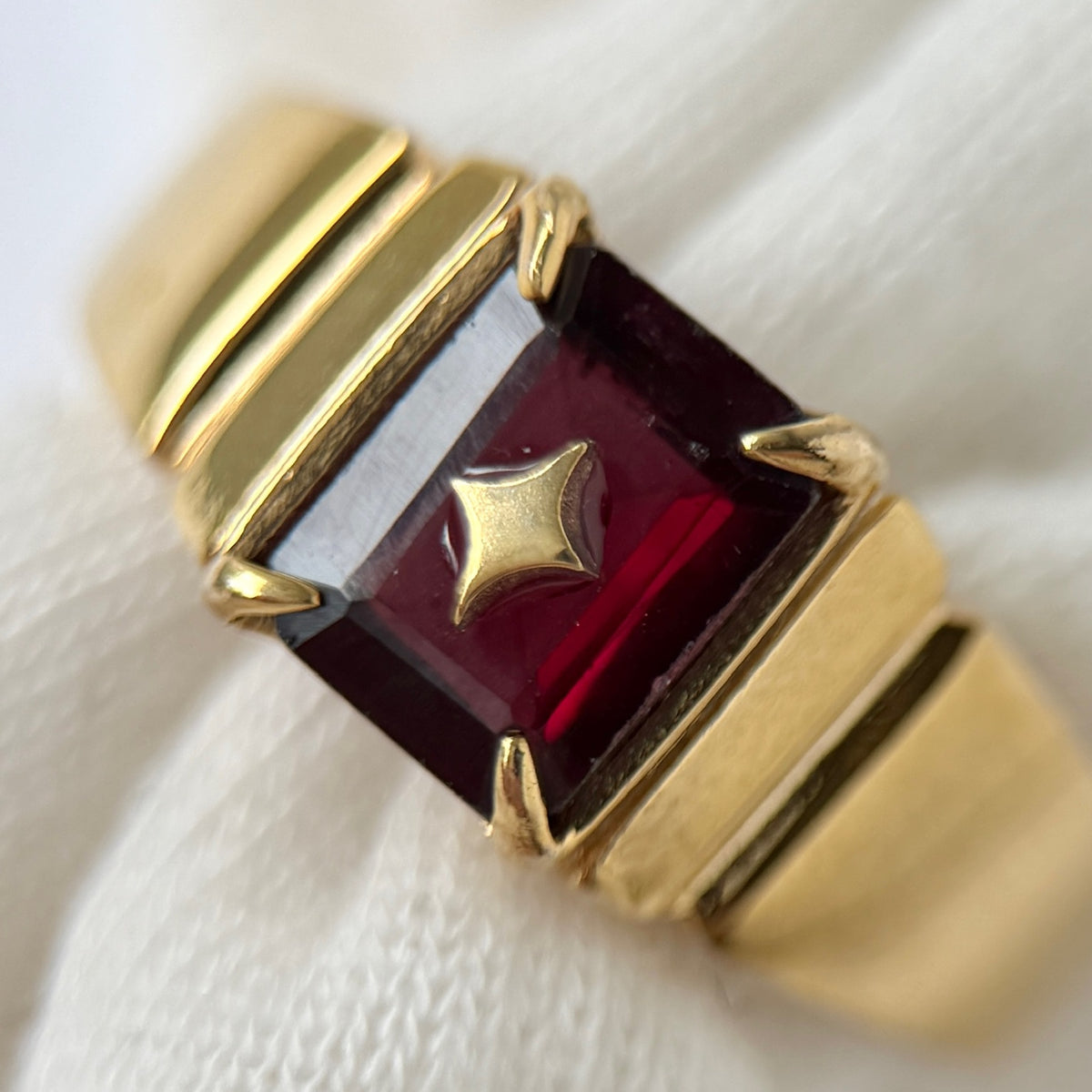 [ mozambique garnet ] telescope gold