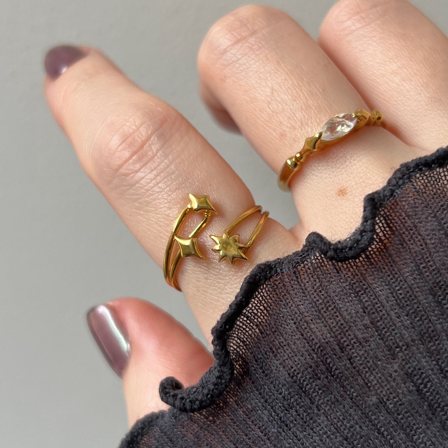 [ stella nox ] ring gold