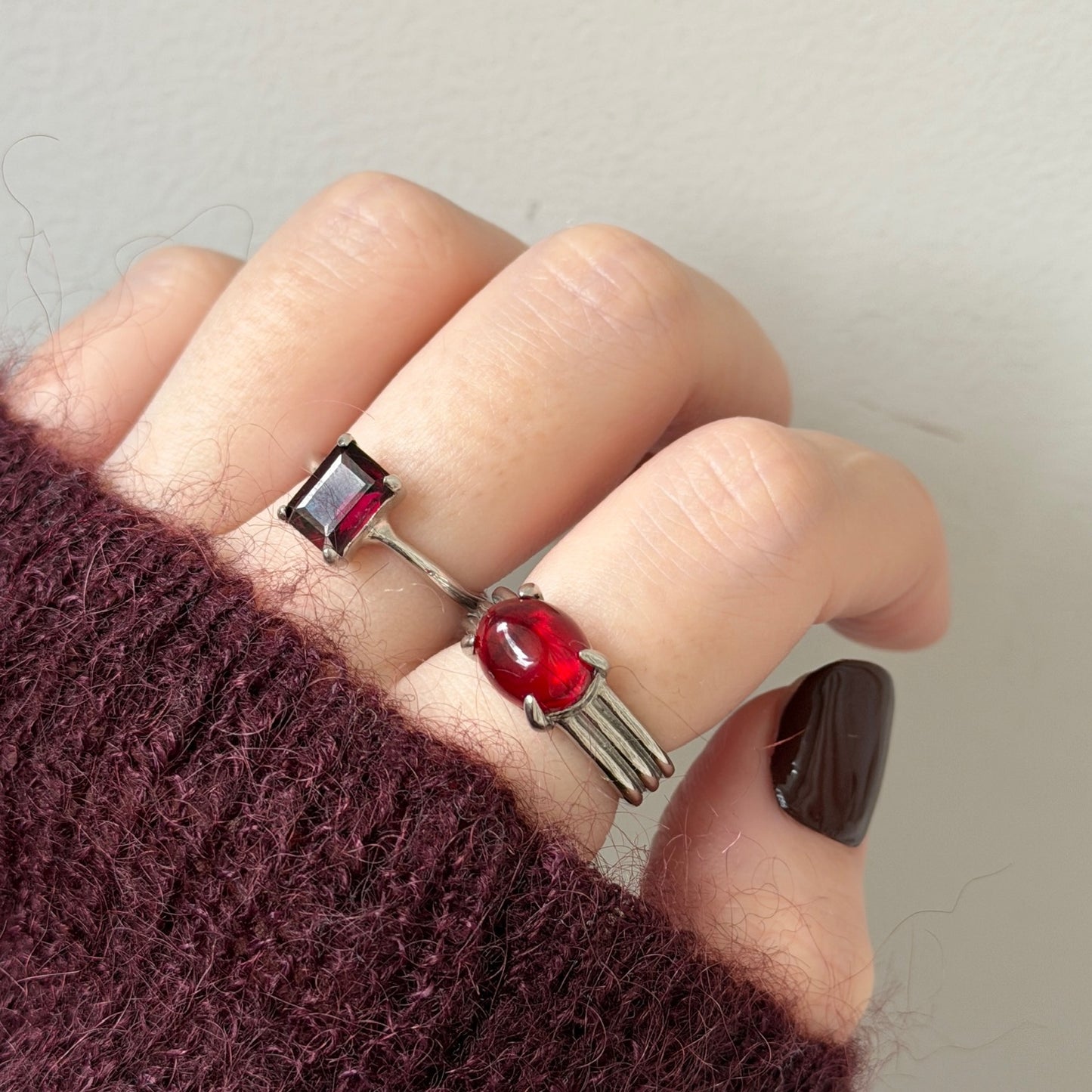 [ red amber ] trois silver