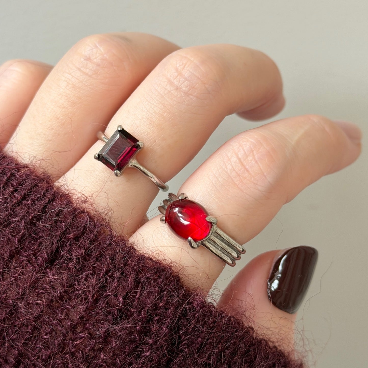 [ red amber ] trois silver