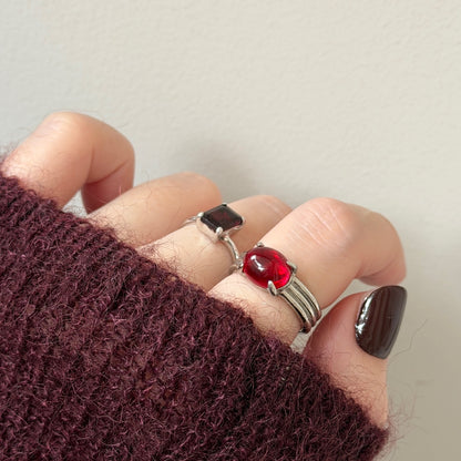 [ red amber ] trois silver