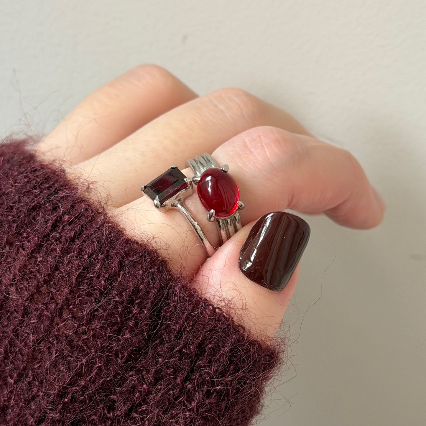 [ red amber ] trois silver