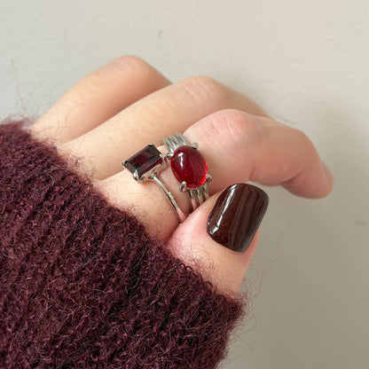 [ red amber ] trois silver
