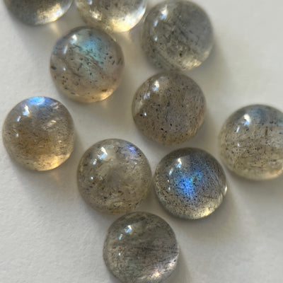 [ labradorite ] spring ring gold