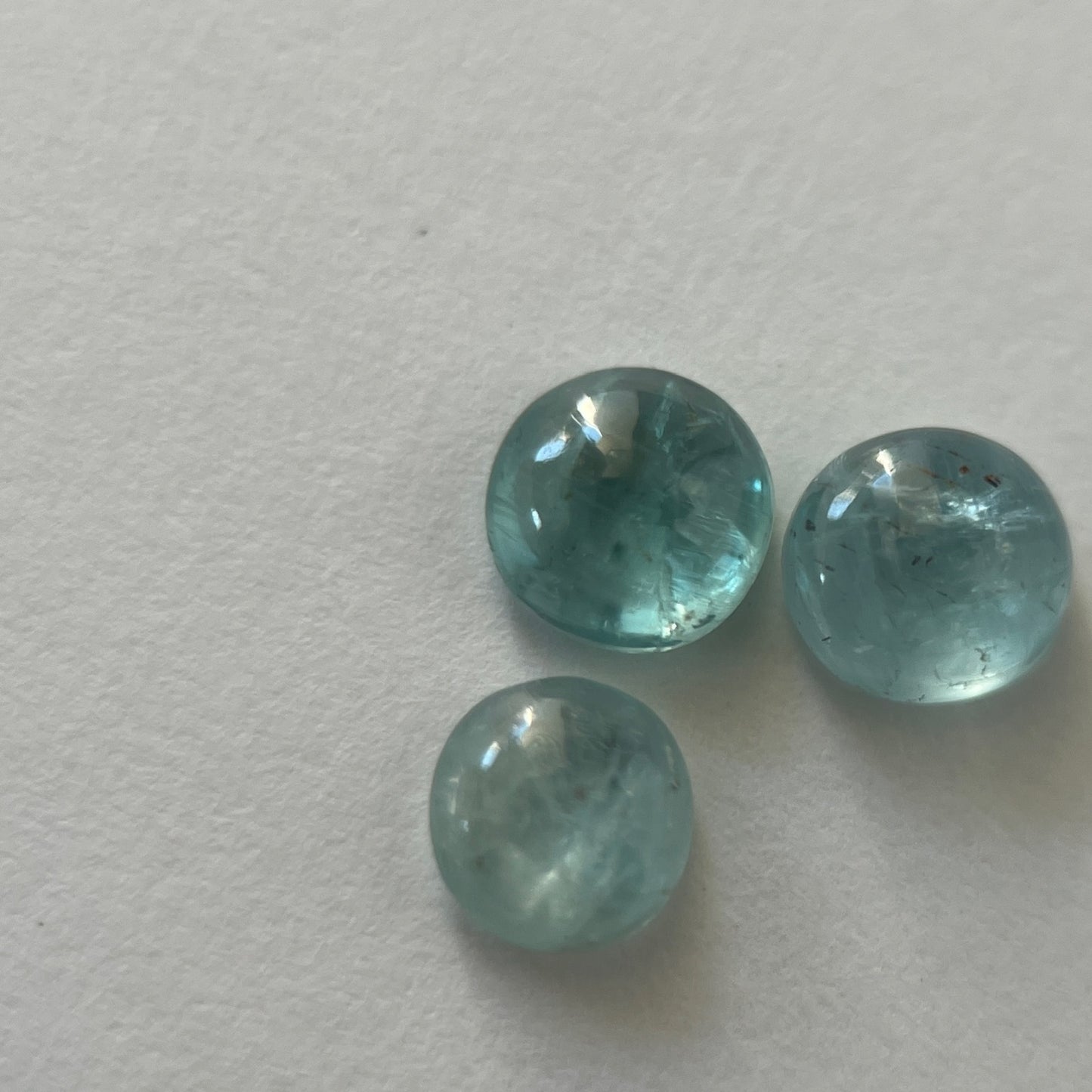 [ aqua kyanite ] spring ring silver