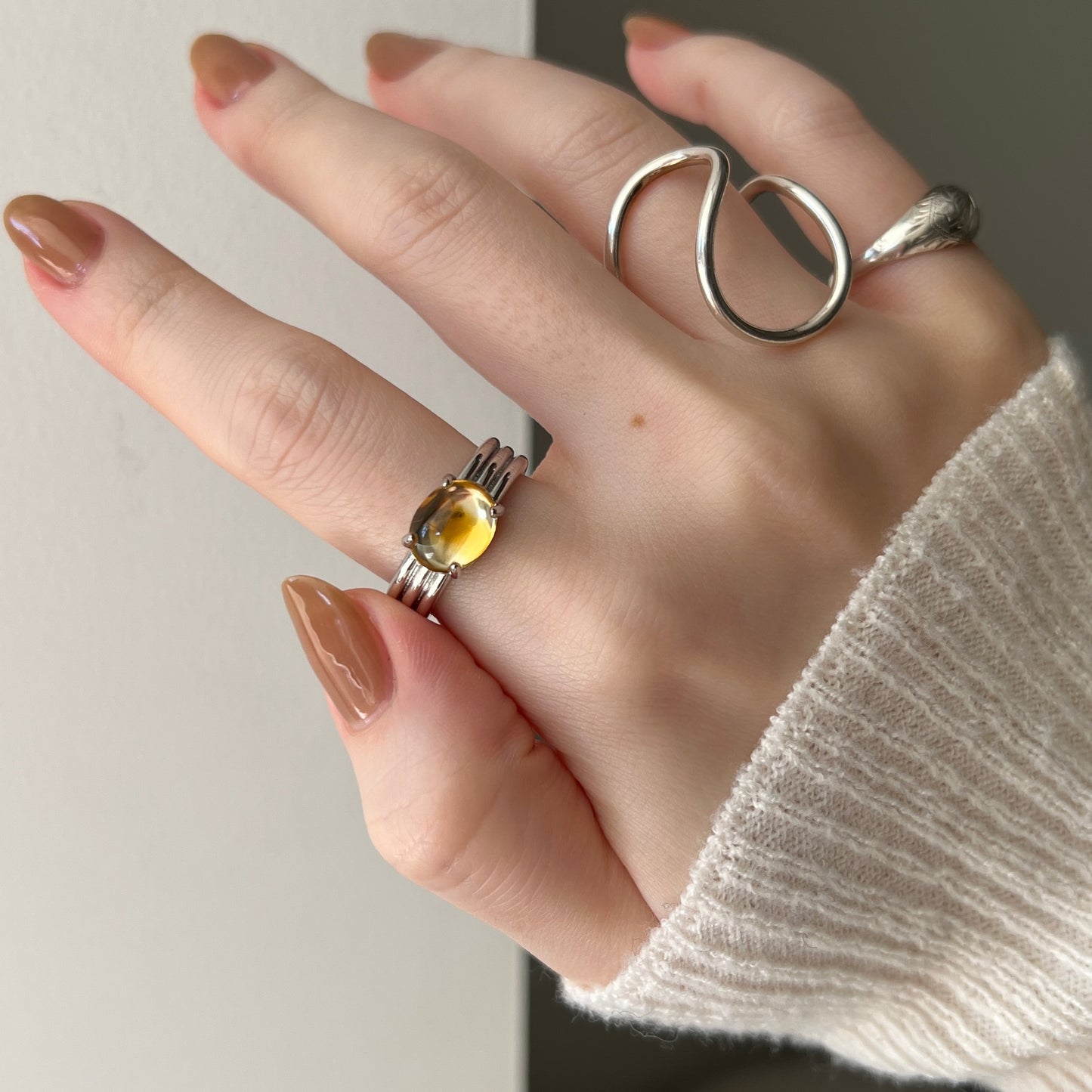 [ mango ] trois silver