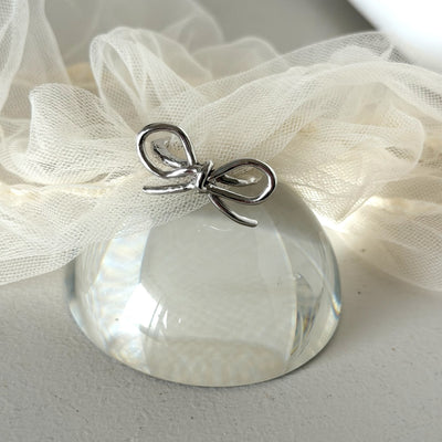 [ silver ] ribbon ring