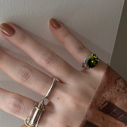 [ olive ] reine -pinky silver