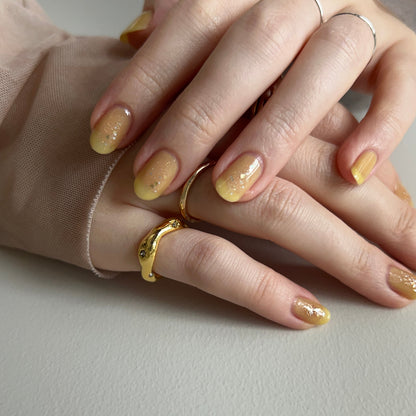 [ greige ] nuanced pinky ring [ gold ]