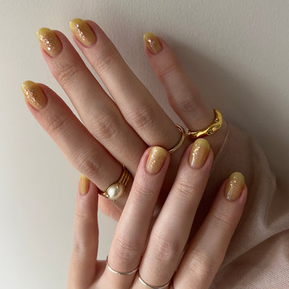 [ greige ] nuanced pinky ring [ gold ]