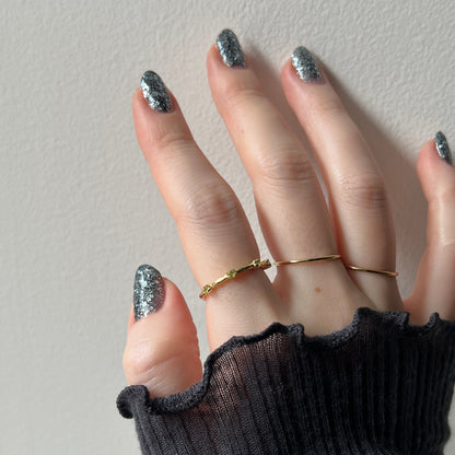 [ peridot ] um garland ring gold