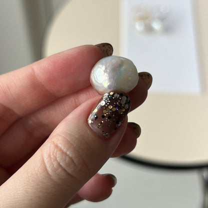 [ ✴︎15 ] oyster pearl mini ring