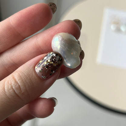 [ ✴︎16 ] oyster pearl mini ring