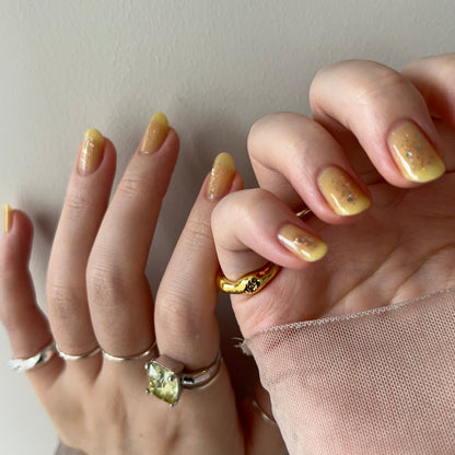 [ greige ] nuanced pinky ring [ gold ]