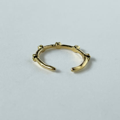 [ peridot ] um garland ring gold