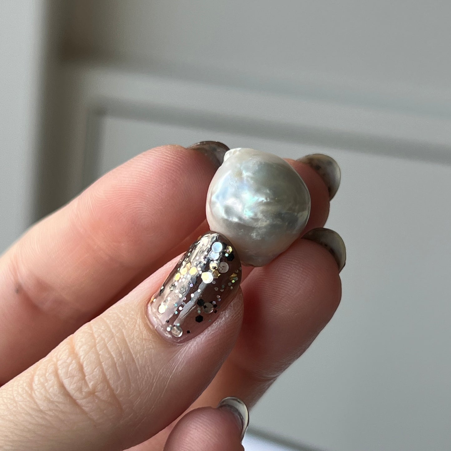 [ ✴︎12 ] oyster pearl mini ring