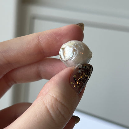 [ ✴︎12 ] oyster pearl mini ring