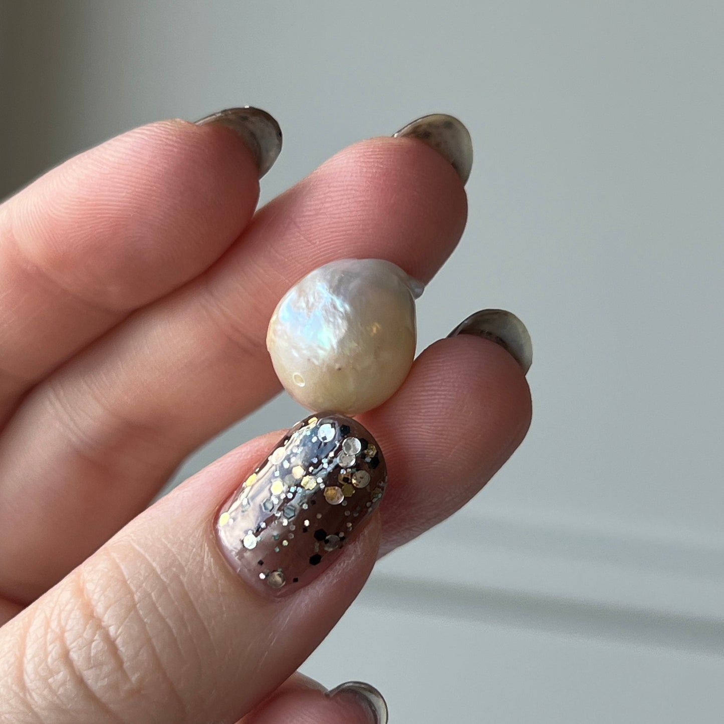 [ ✴︎13 ] oyster pearl mini ring