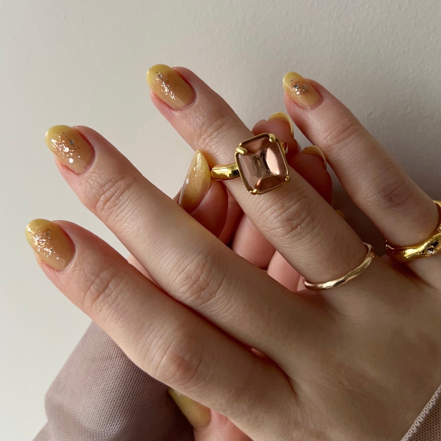 [ vintage pink ] éclat gold