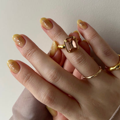 [ vintage pink ] éclat gold