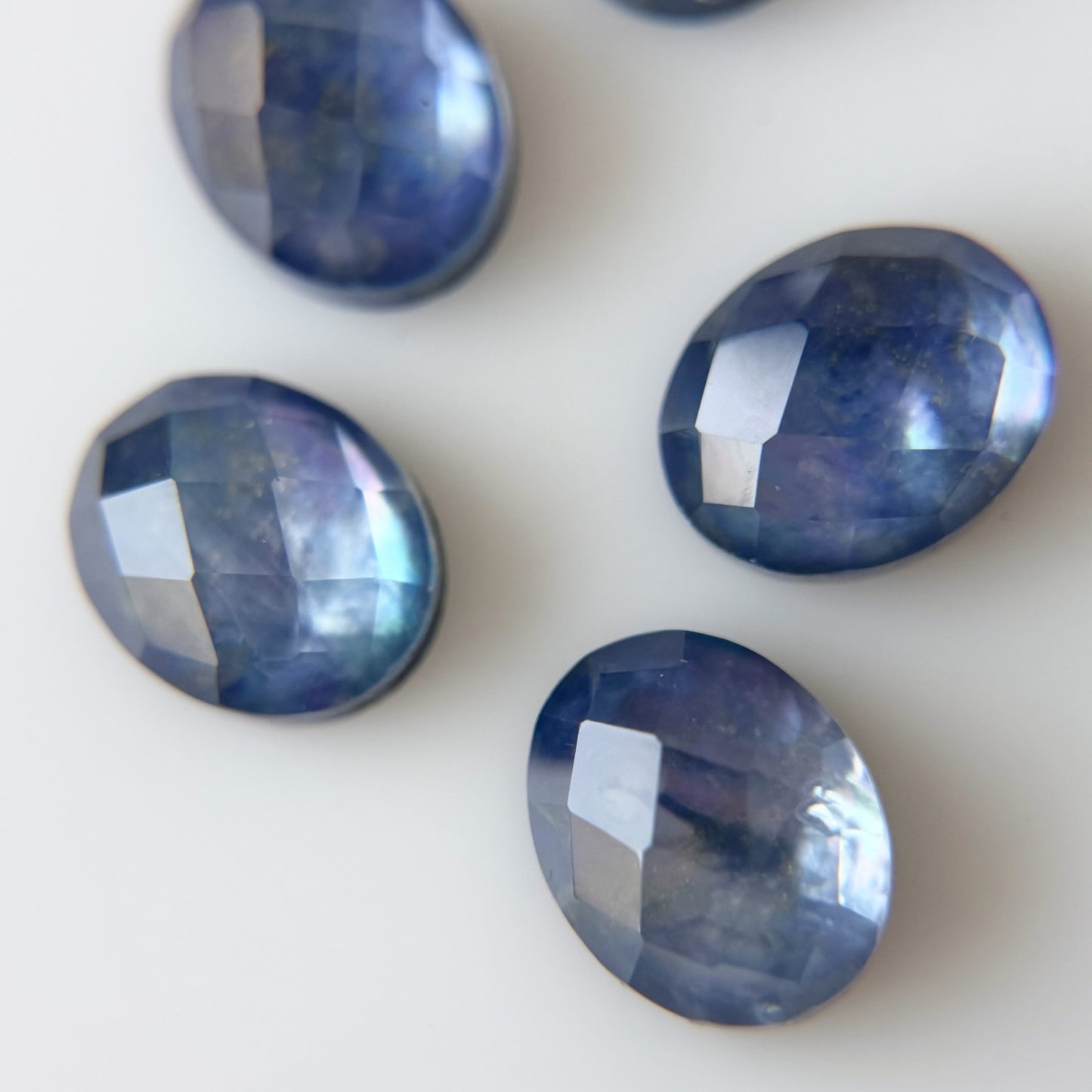 [ lapis lazuli quartz triplet ] twinkle ring silver