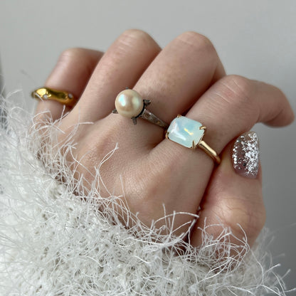 [ opal ] gem OCTAGON gold
