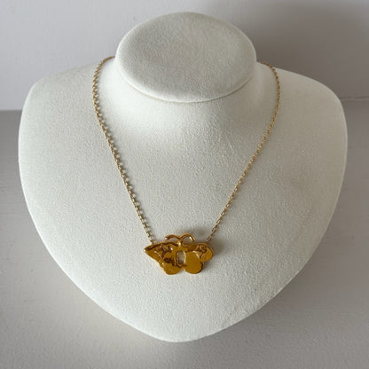 [ gold ] butterfly necklace