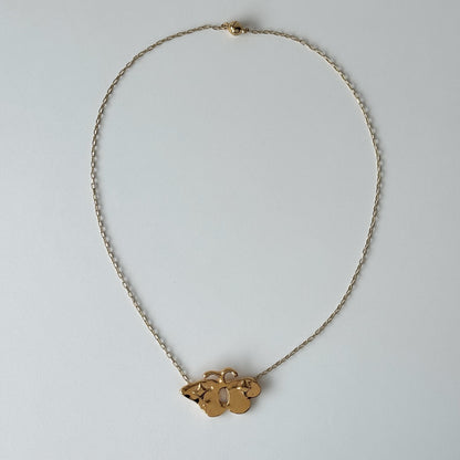 [ gold ] butterfly necklace