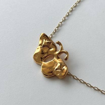 [ gold ] butterfly necklace