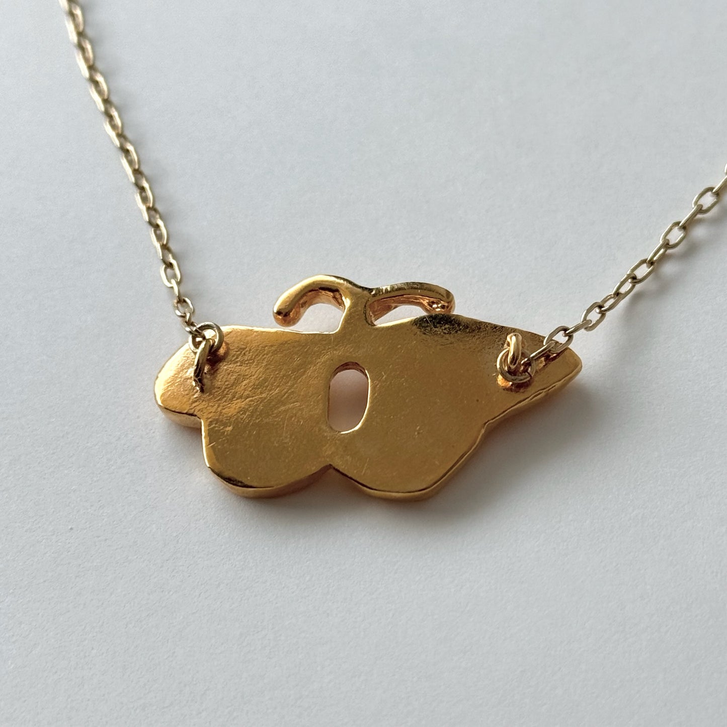 [ gold ] butterfly necklace