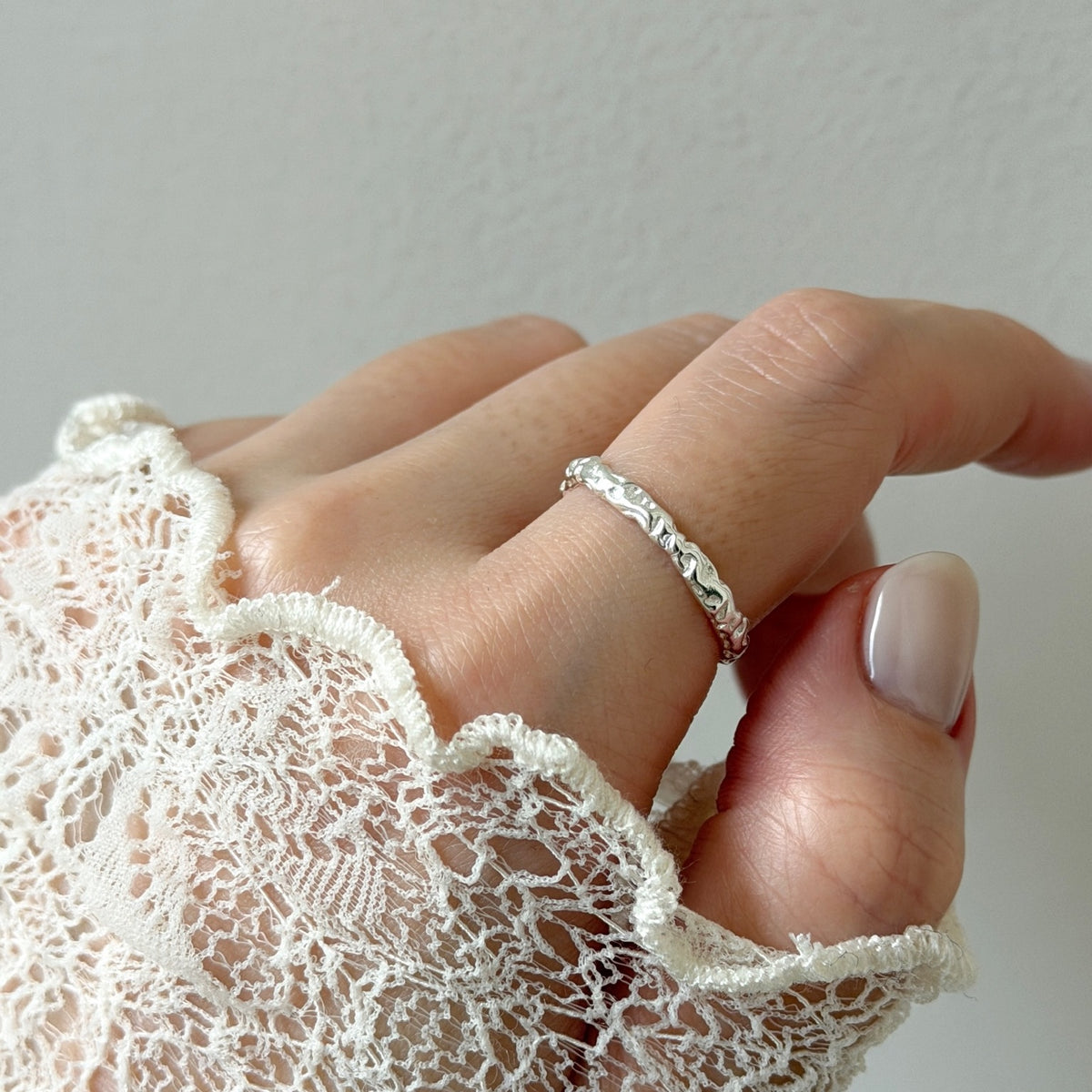 【 melt ring(army green delight)】3 rings set (02)