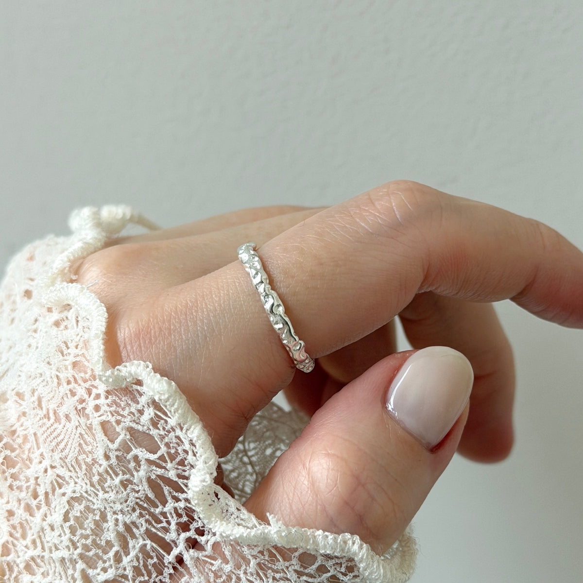 【 melt ring(army green delight)】3 rings set (02)