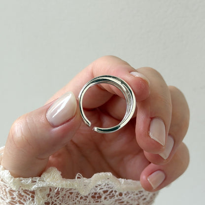 【 melt ring(army green delight)】3 rings set (02)
