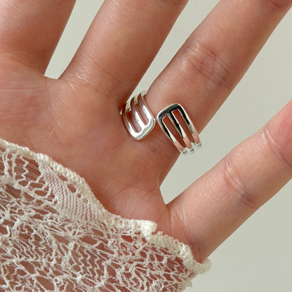 【 melt ring(army green delight)】3 rings set (02)