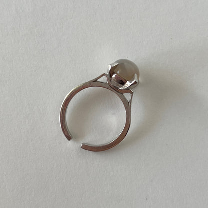 [ gray onyx ] classic silver [ free size ]